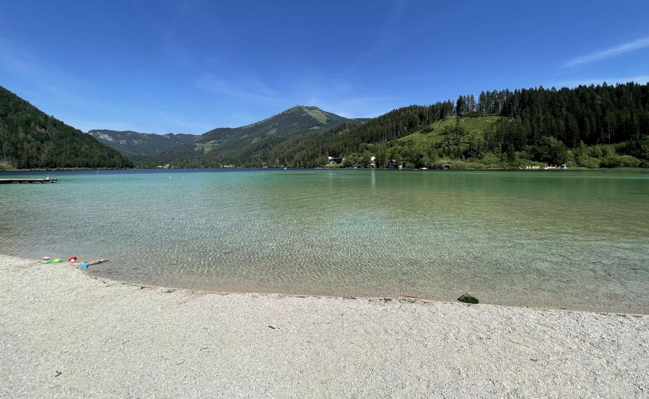 Foto de Badestrand Erlaufsee con guijarro gris superficie