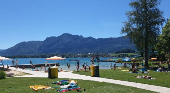 Playa de Alpenseebad Mondsee