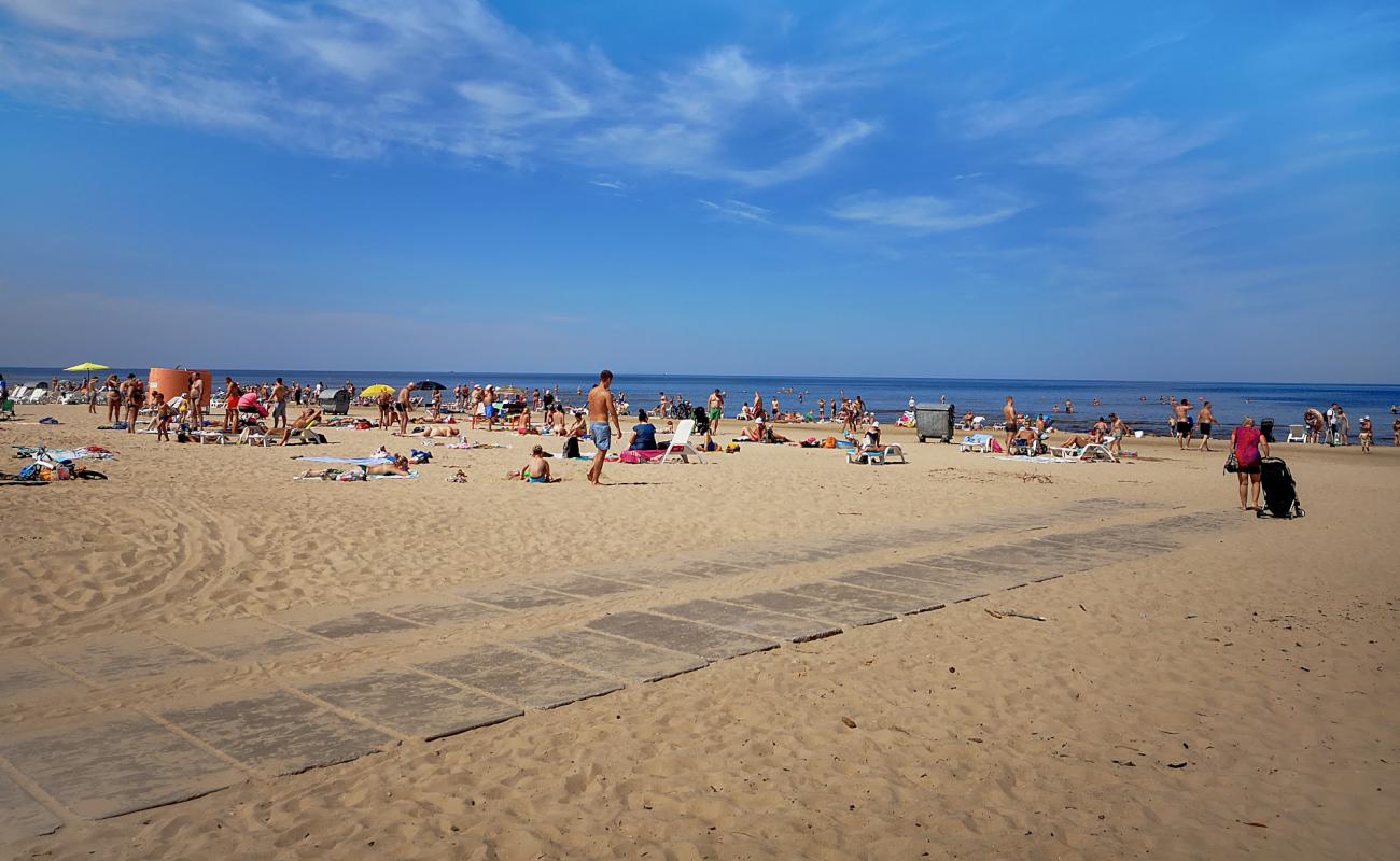 Foto de Vecaki beach con arena brillante superficie