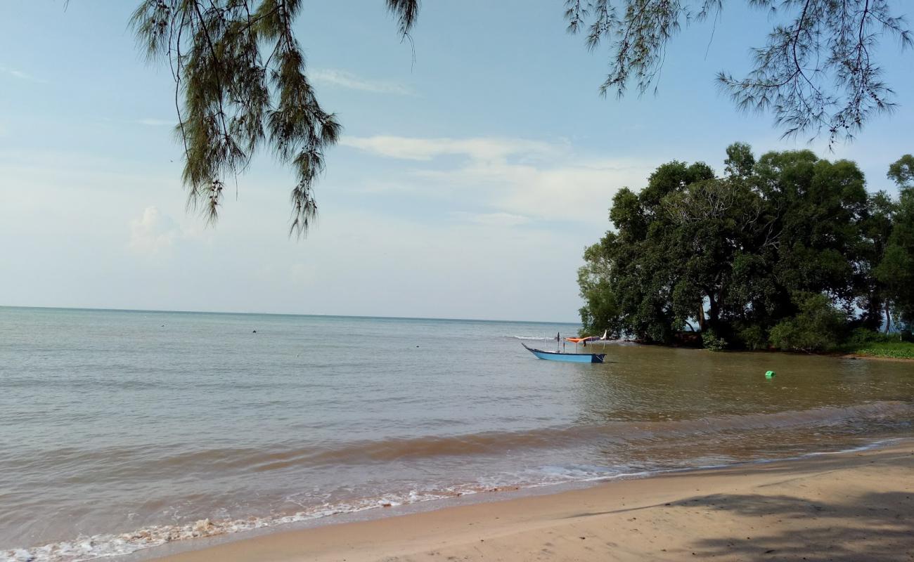 Foto de Telok Pelandok Beach con arena brillante superficie