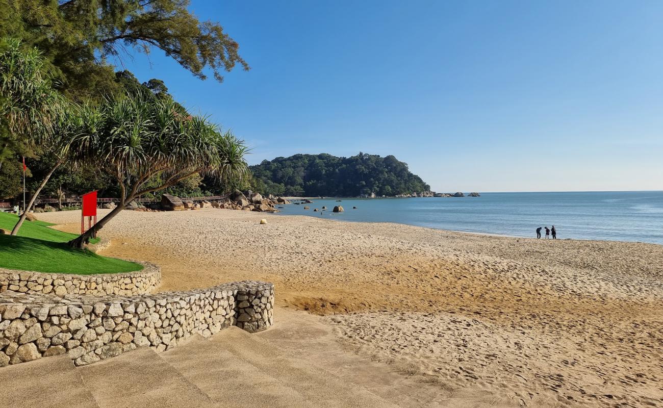 Foto de Teluk Cempedak Beach con guijarro fino claro superficie