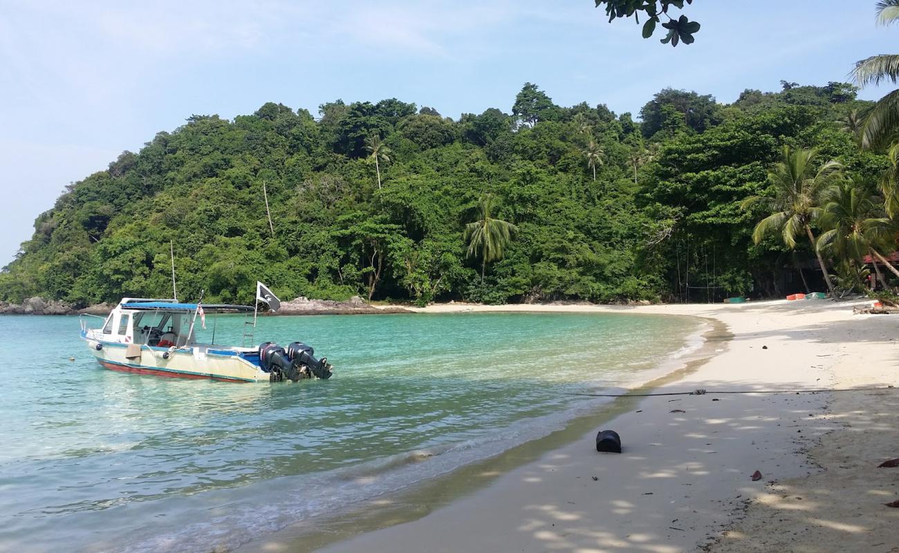 Foto de Pulau Tenggol con arena brillante superficie