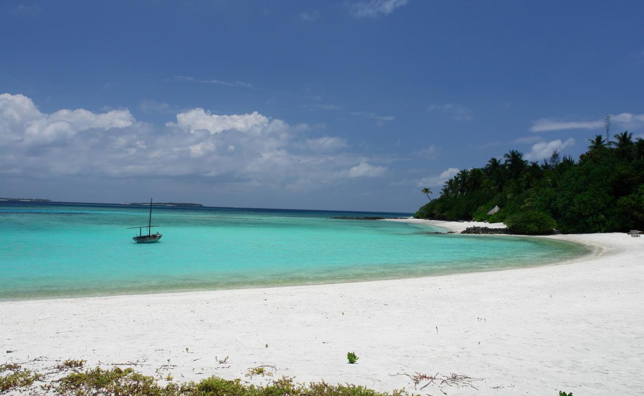 Foto de Makunudu Resort Island con arena blanca superficie