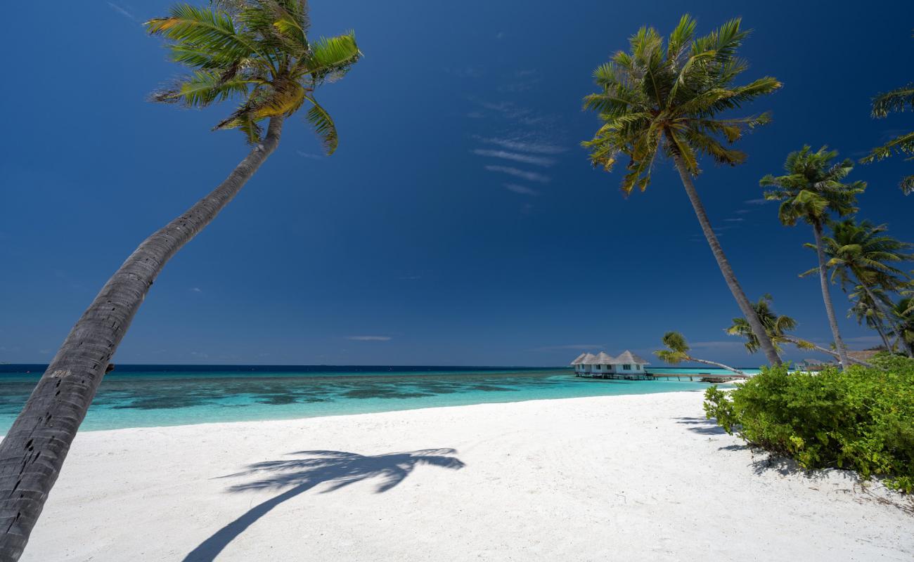 Foto de Playa del Resort Isla Cora Cora con arena fina blanca superficie