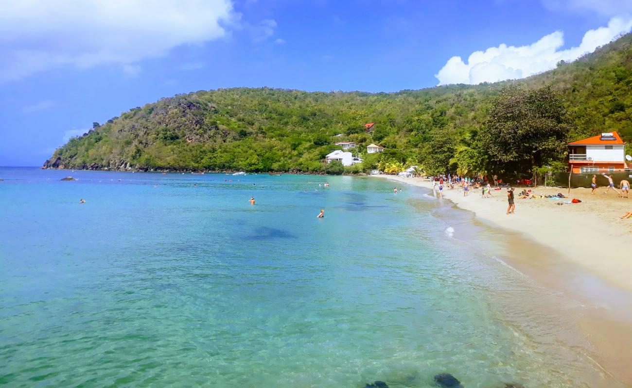 Foto de Plage du Bourg con brillante arena fina superficie