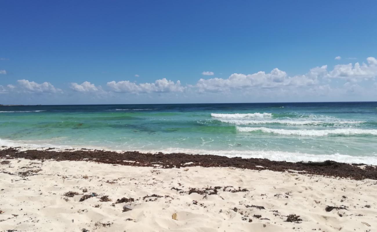 Foto de Bahia La Guera con arena brillante superficie