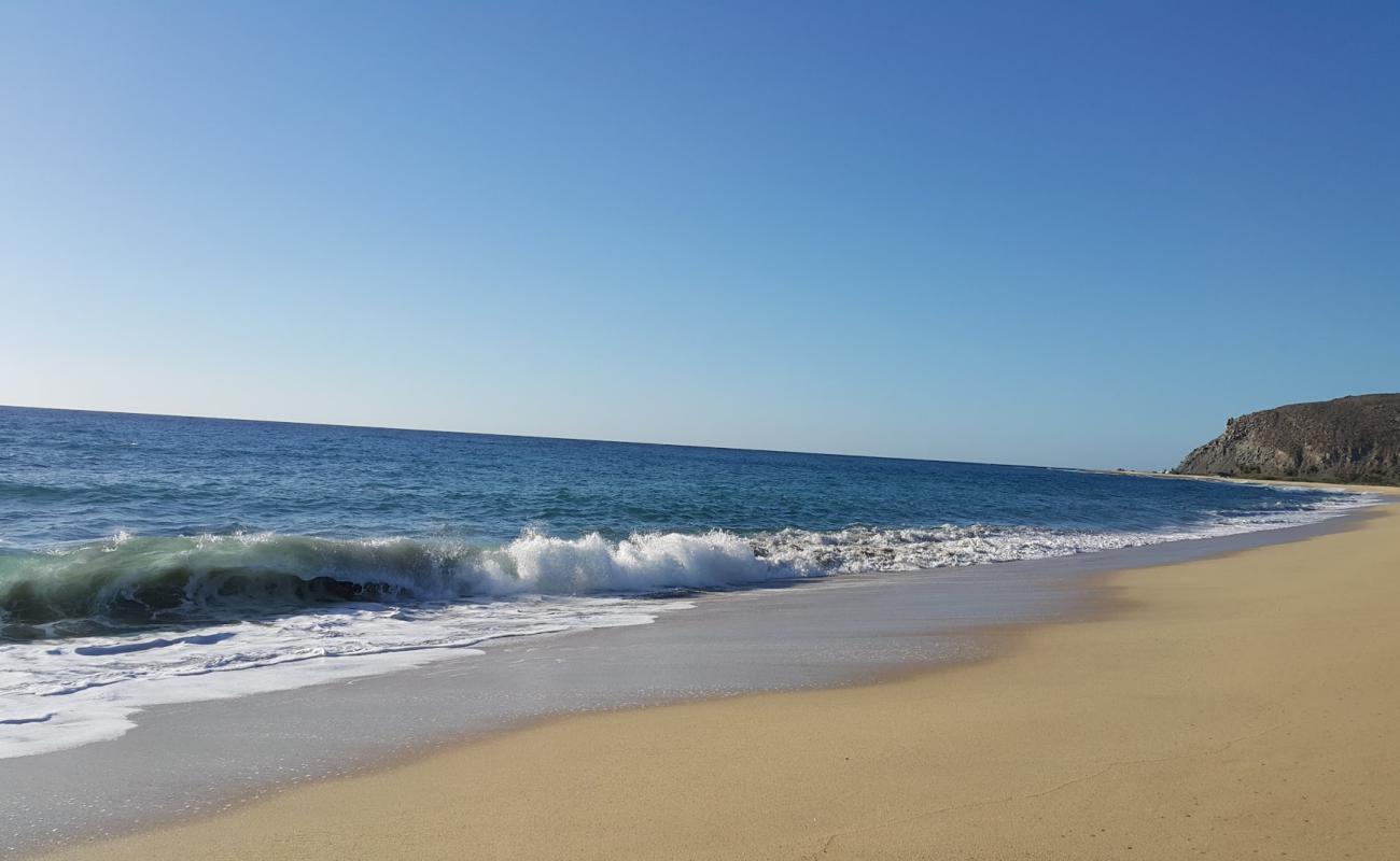 Foto de San Pedrito Beach con brillante arena fina superficie