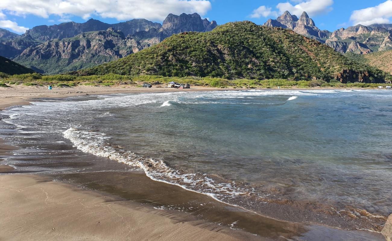 Foto de Playa Juncalito con arena brillante superficie