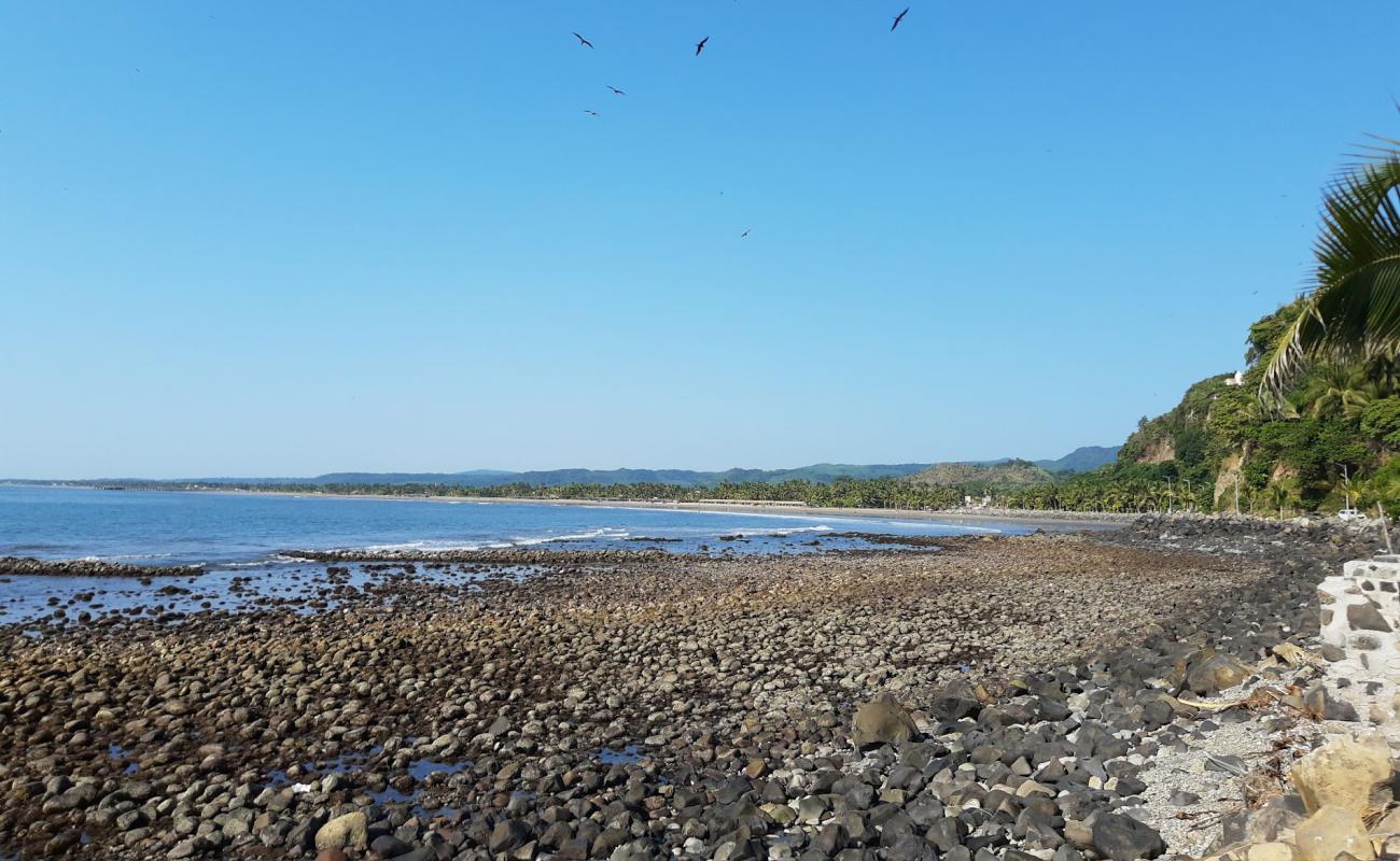 Foto de Playa Aticama con piedra superficie