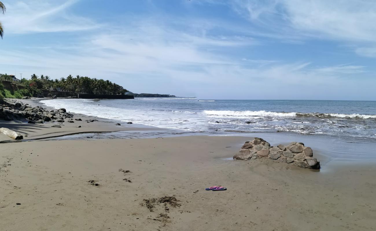 Foto de La Manzanilla beach con arena gris superficie