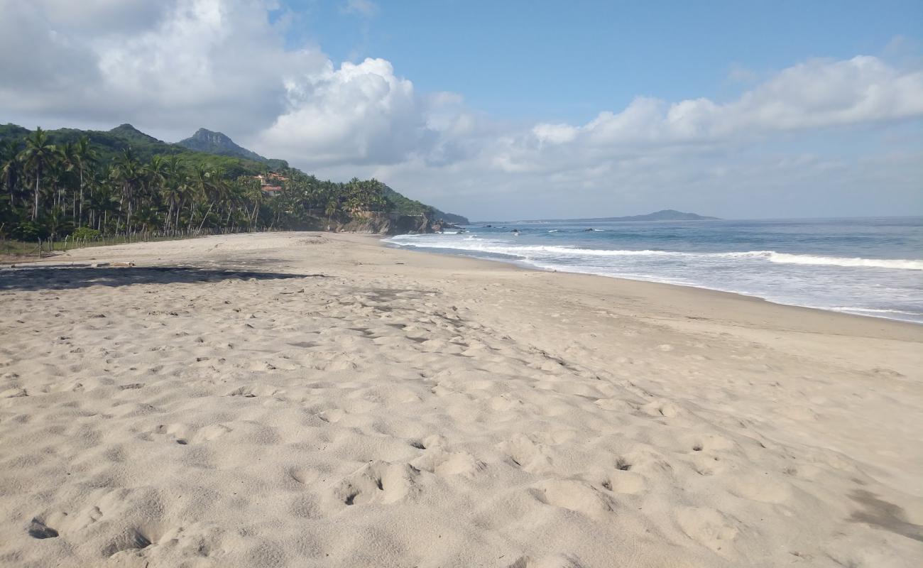 Foto de Playa Pátzcuaro Sur con arena gris superficie