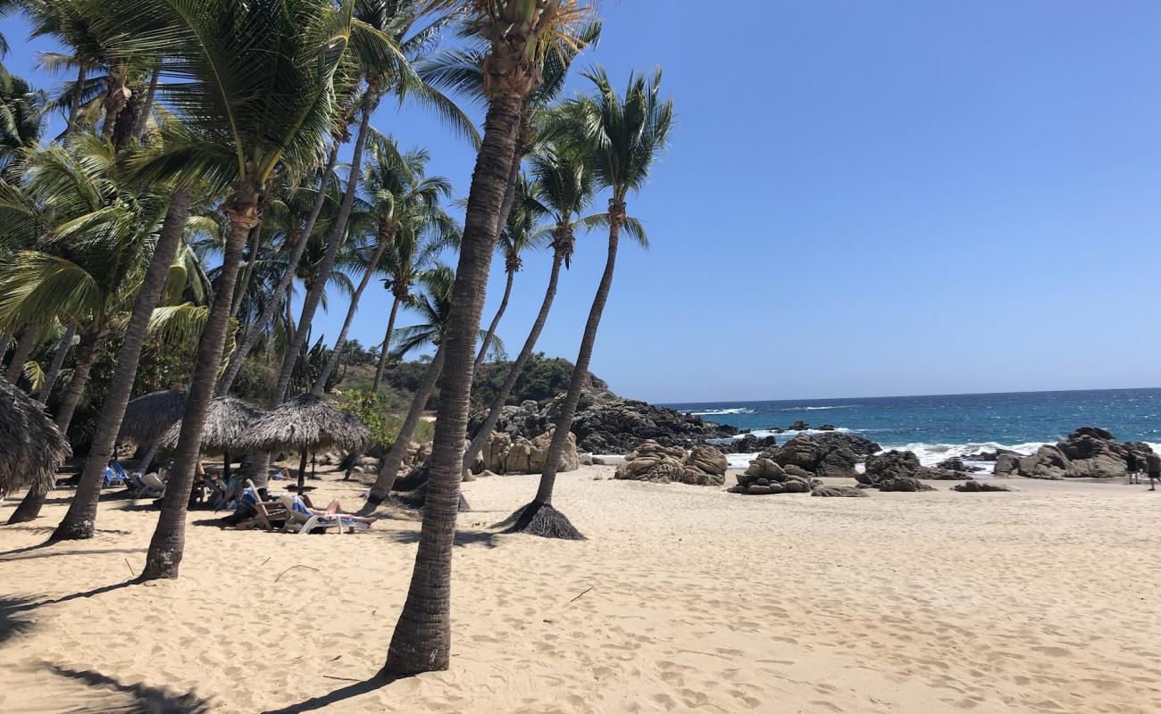 Foto de Playa Bacocho con guijarro fino claro superficie