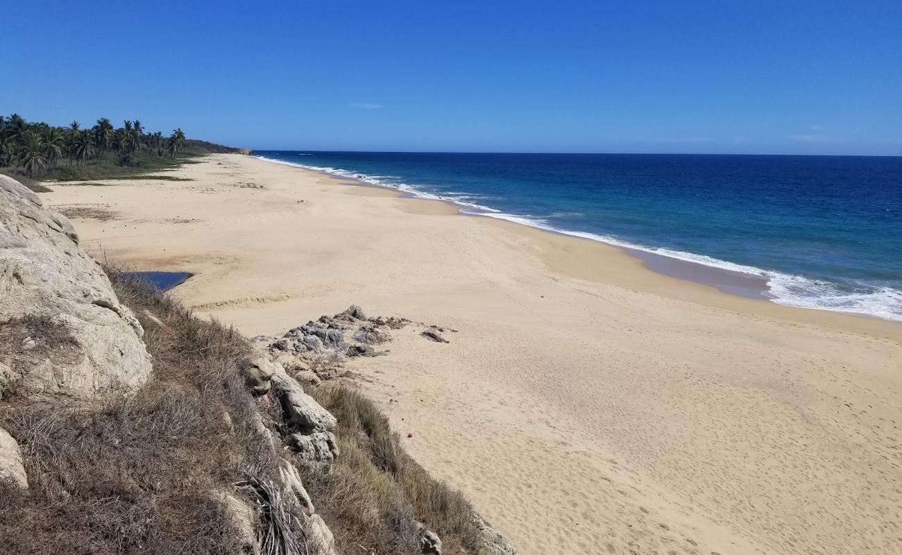 Foto de Zapotengo beach con brillante arena fina superficie