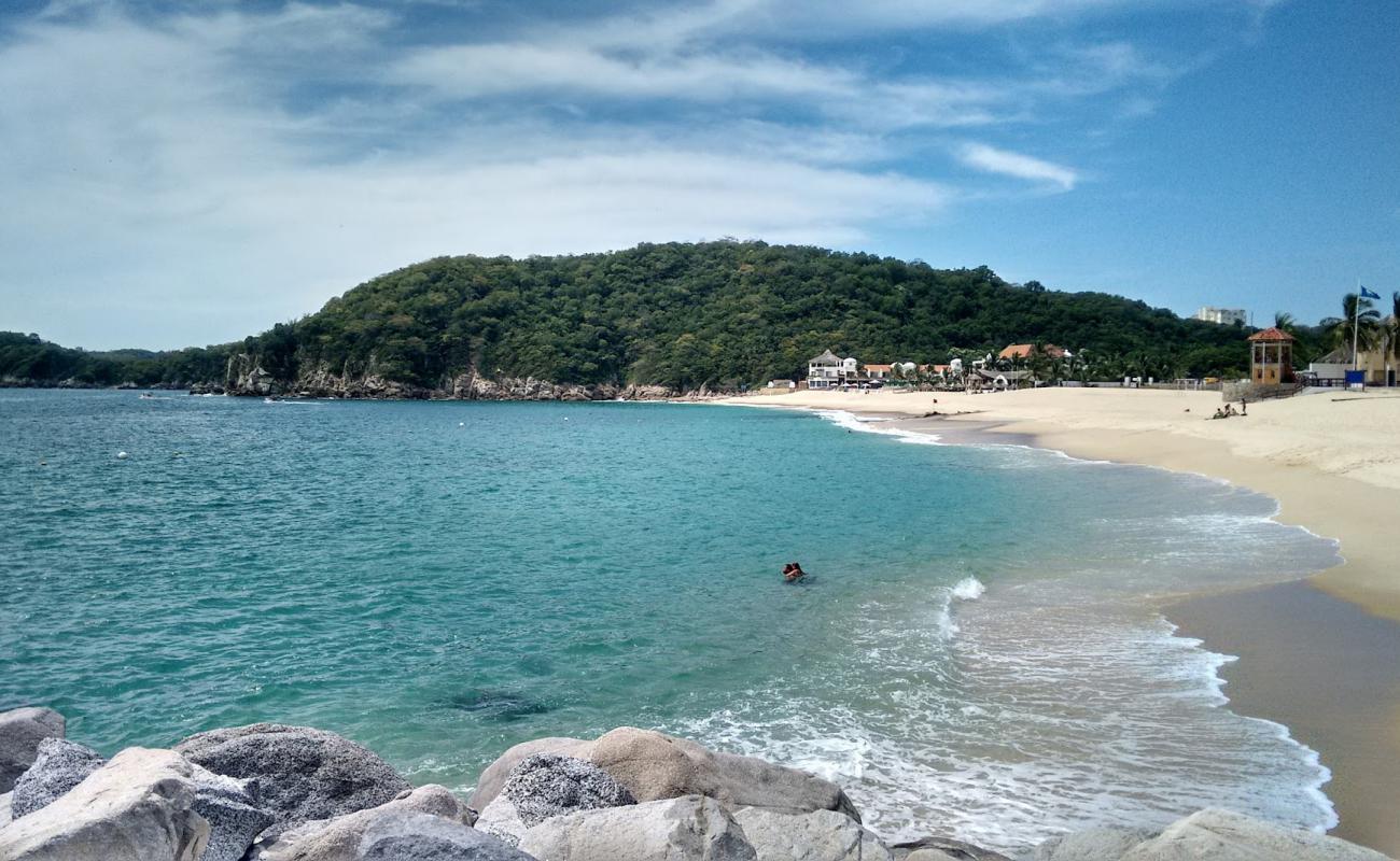 Foto de Playa Chahue con brillante arena fina superficie