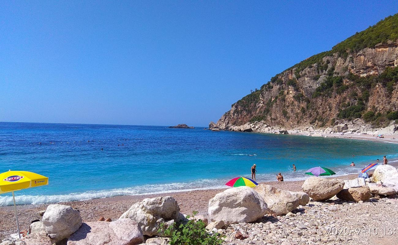 Foto de Perazica Do beach con guijarro ligero superficie