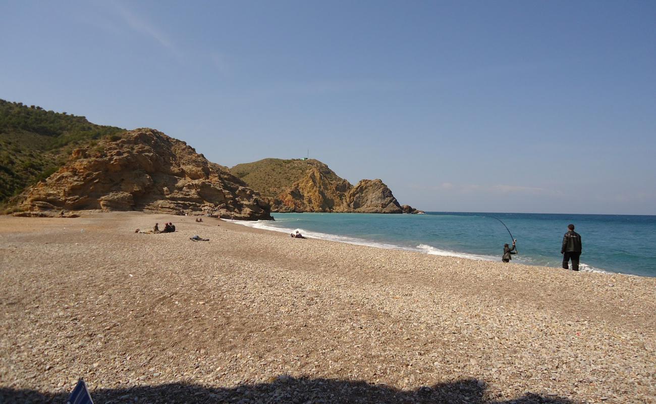 Foto de Bosco beach con guijarro fino oscuro superficie