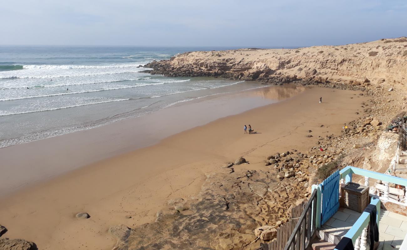 Foto de Plage d'Imsouane con arena brillante superficie