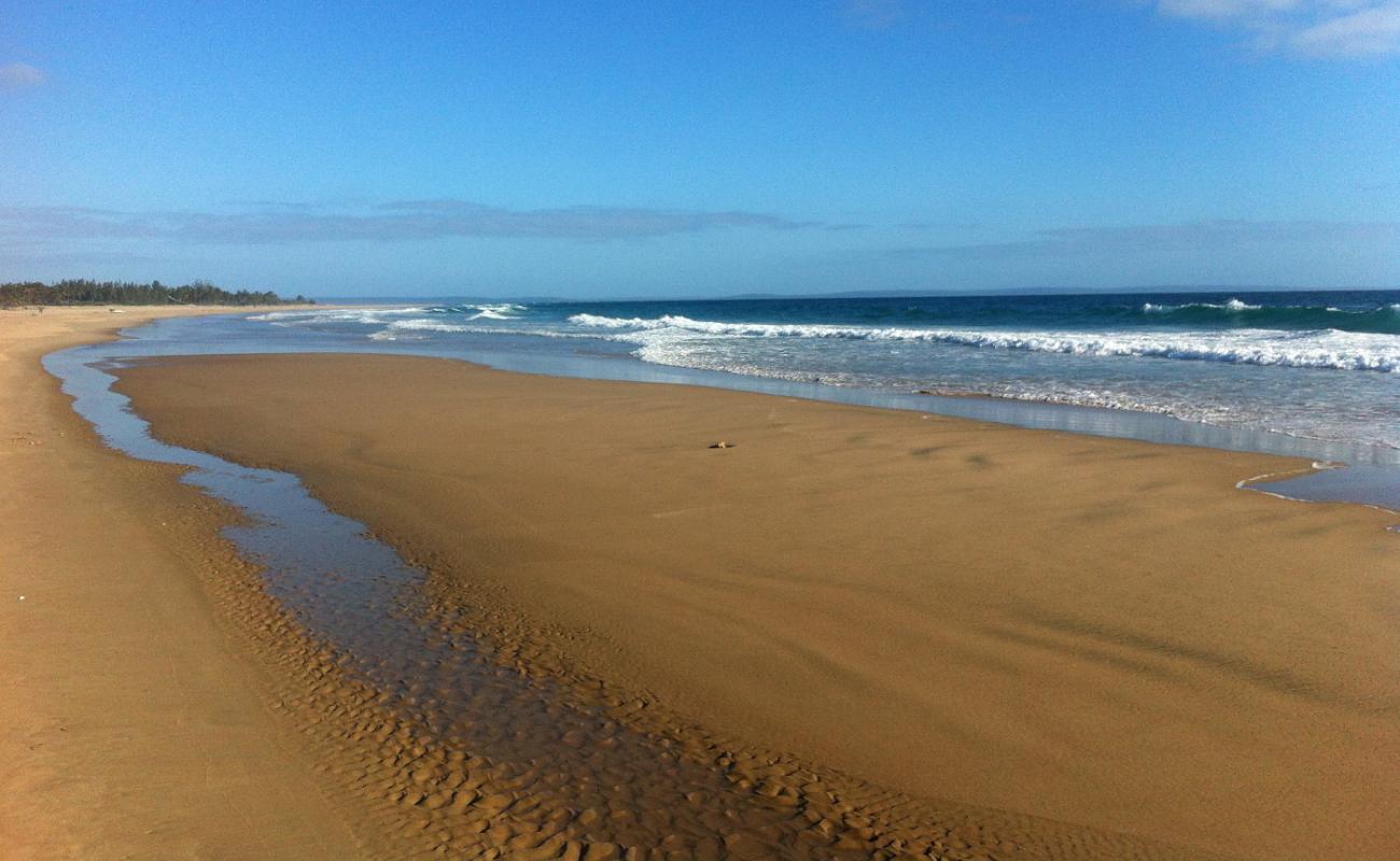 Foto de Praia da Barra con brillante arena fina superficie