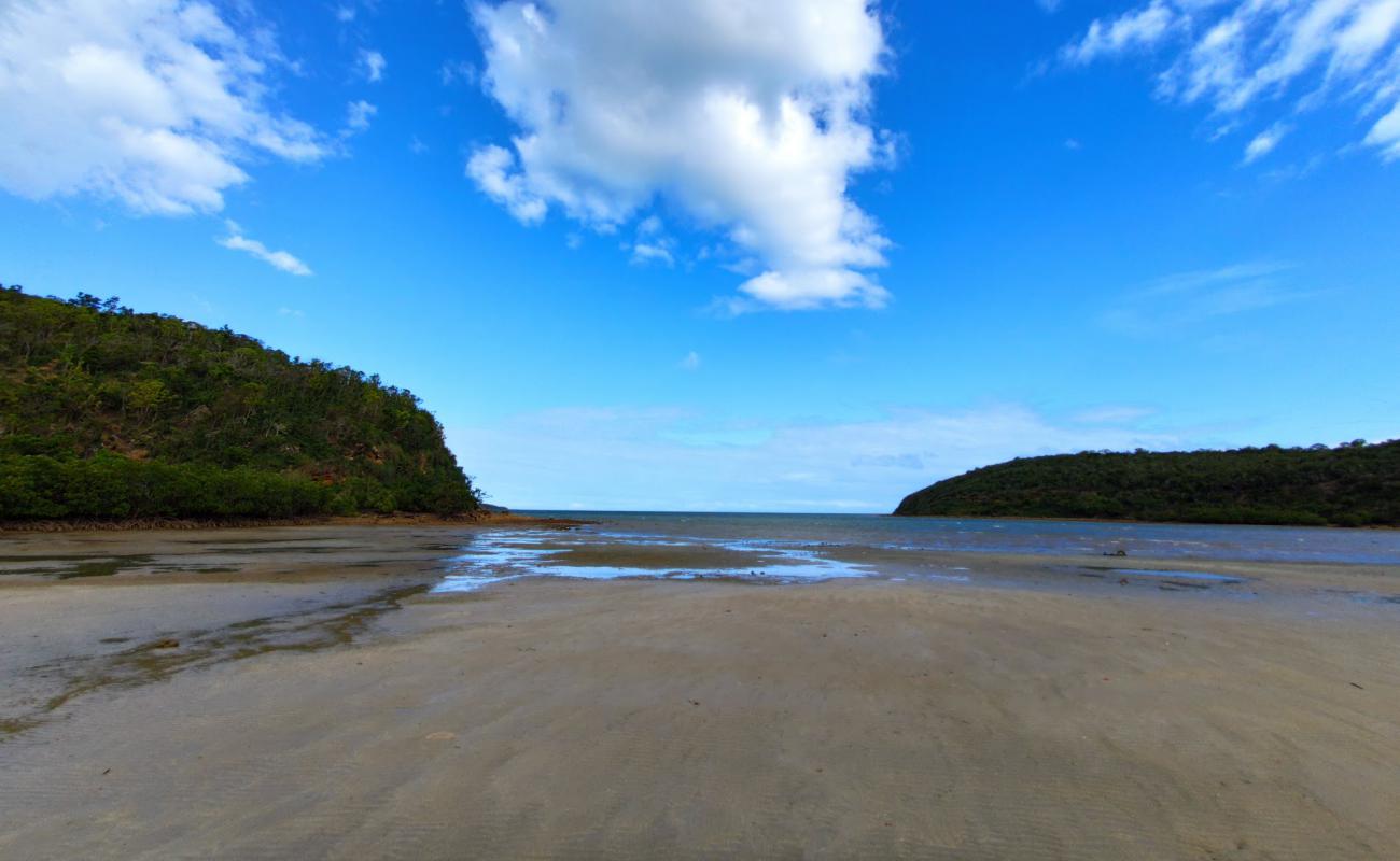 Foto de Plage de la baie des sapins con arena gris superficie