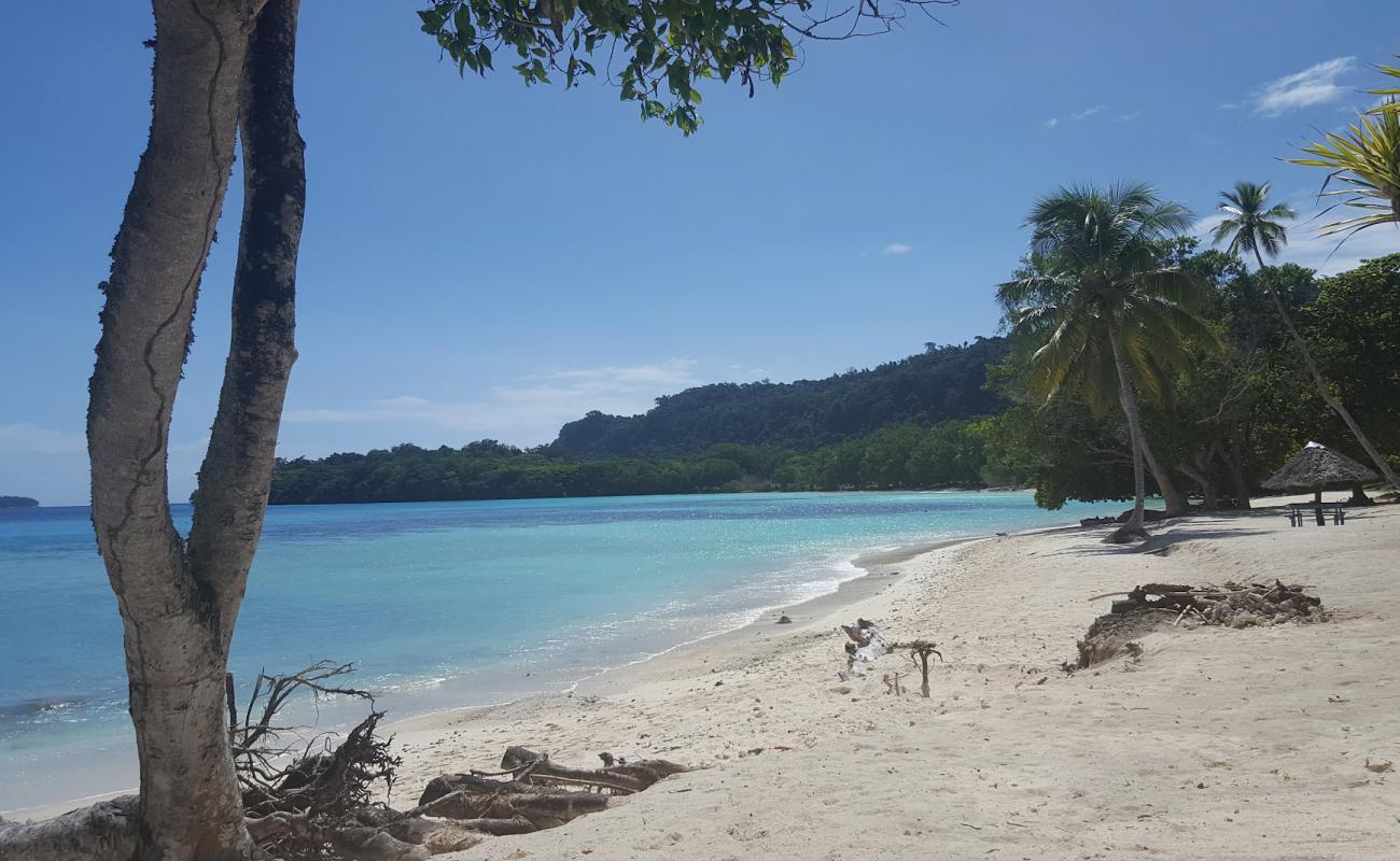 Foto de Lonnoc Beach con brillante arena fina superficie