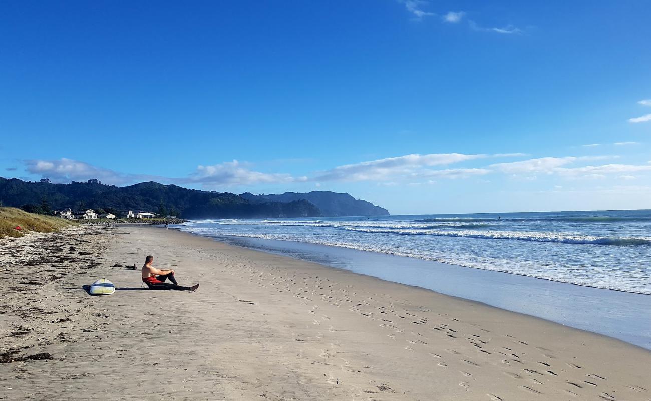 Foto de Ocean Beach con arena brillante superficie