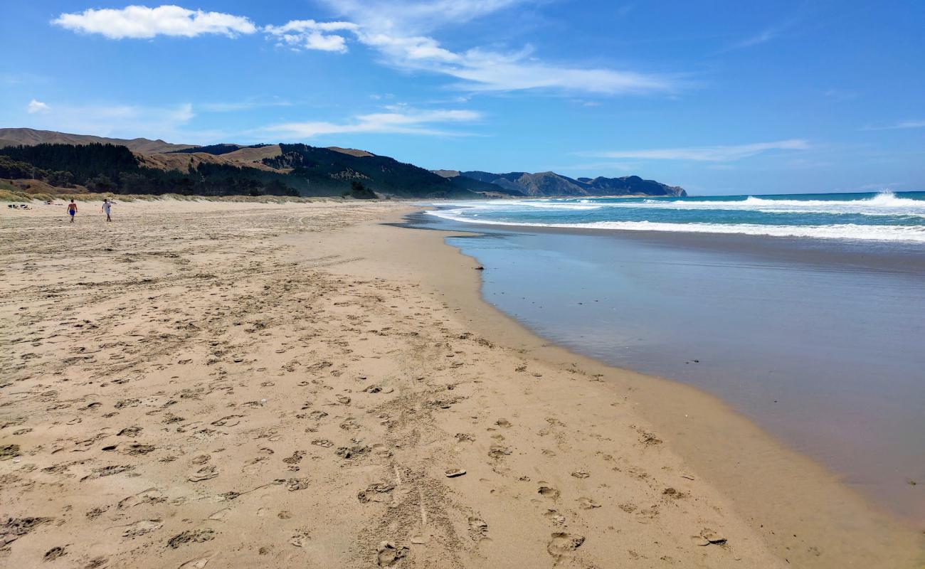 Foto de Ocean Beach con arena brillante superficie