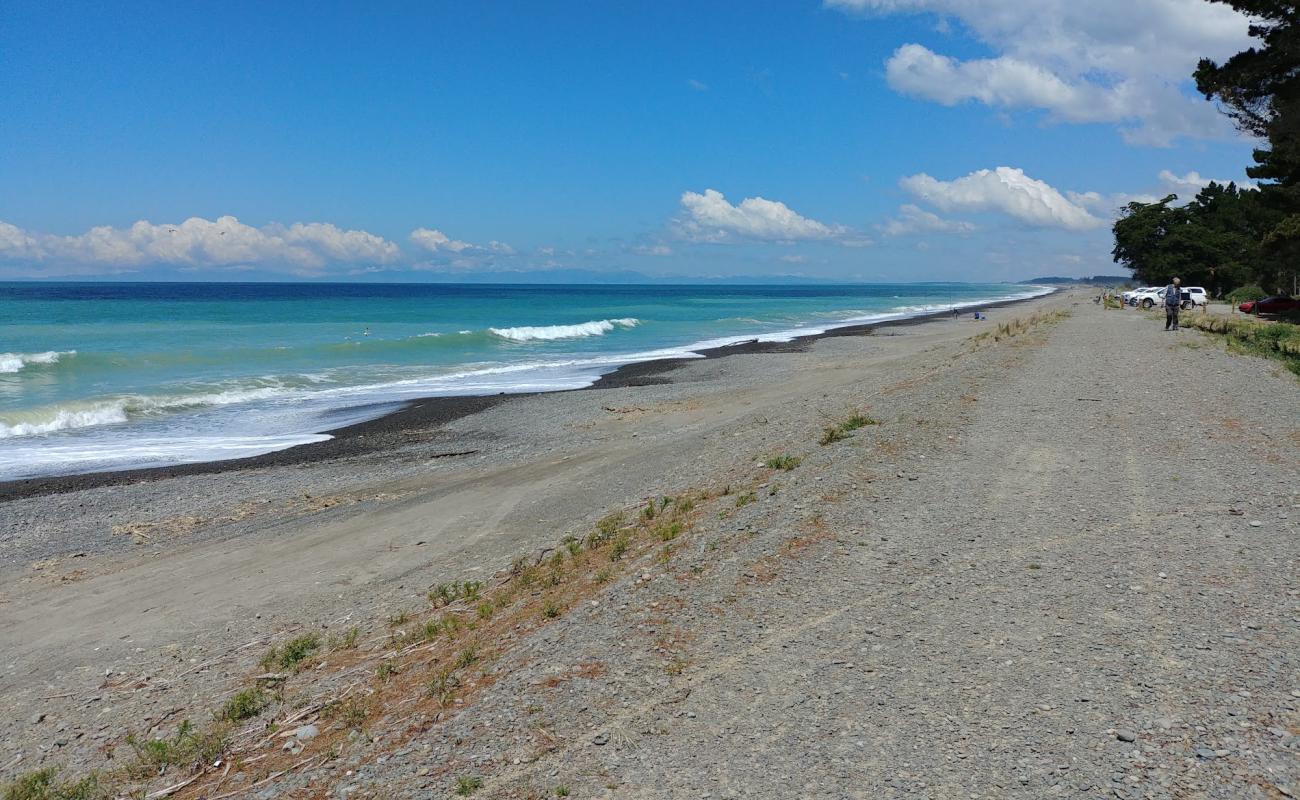 Foto de Amberley Beach Reserve con guijarro gris superficie