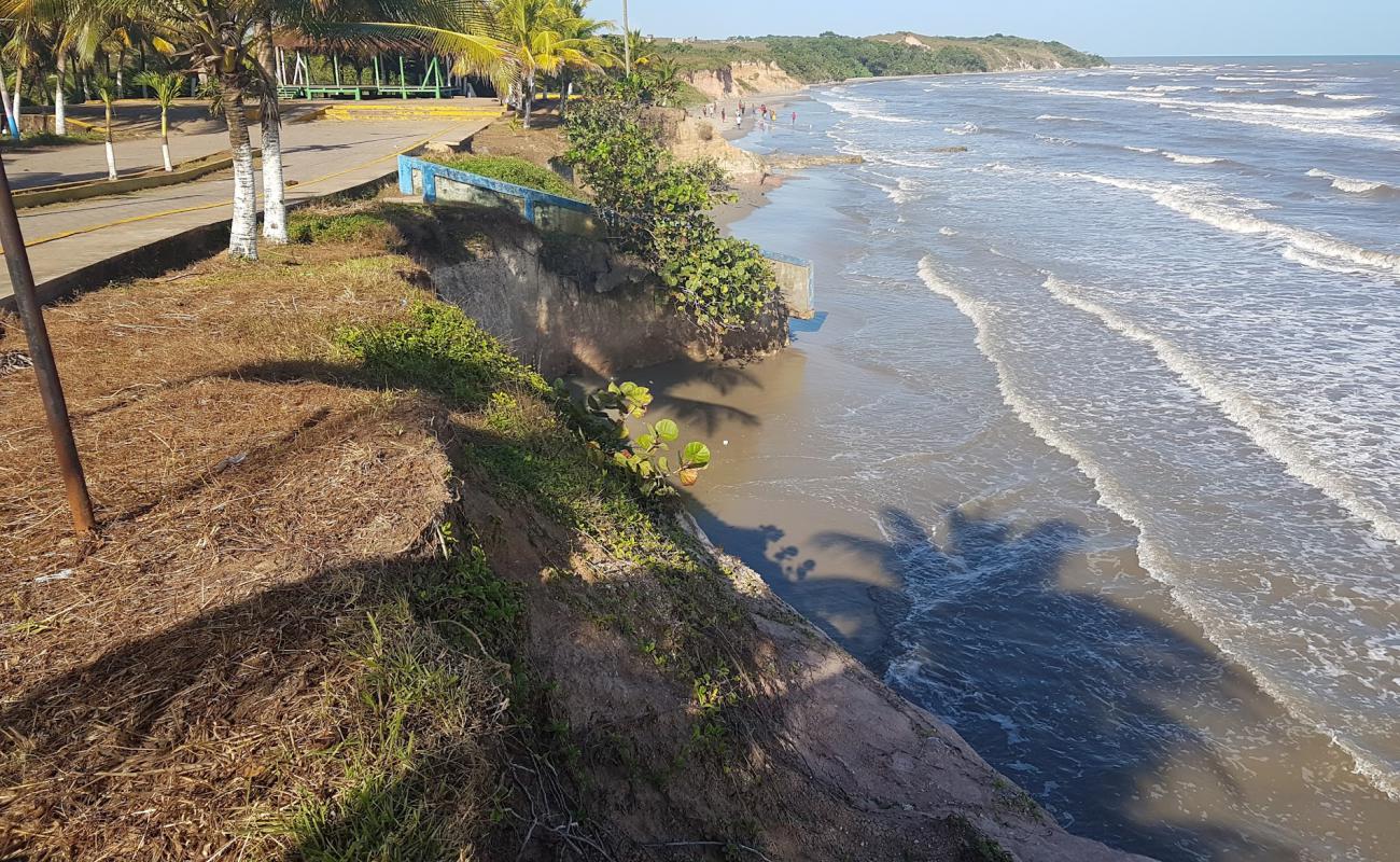 Foto de Playa la Bocana con arena brillante superficie