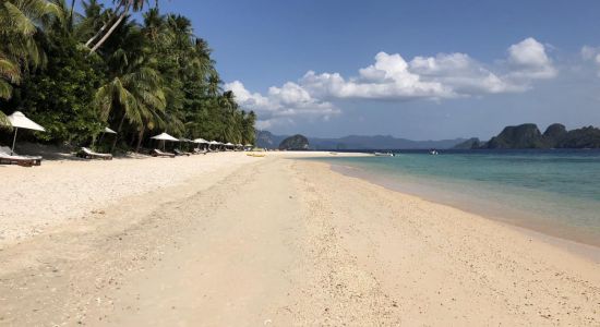 Playa de la Isla Pangulasian