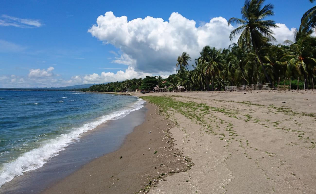 Foto de Panaon Beach con arena gris superficie