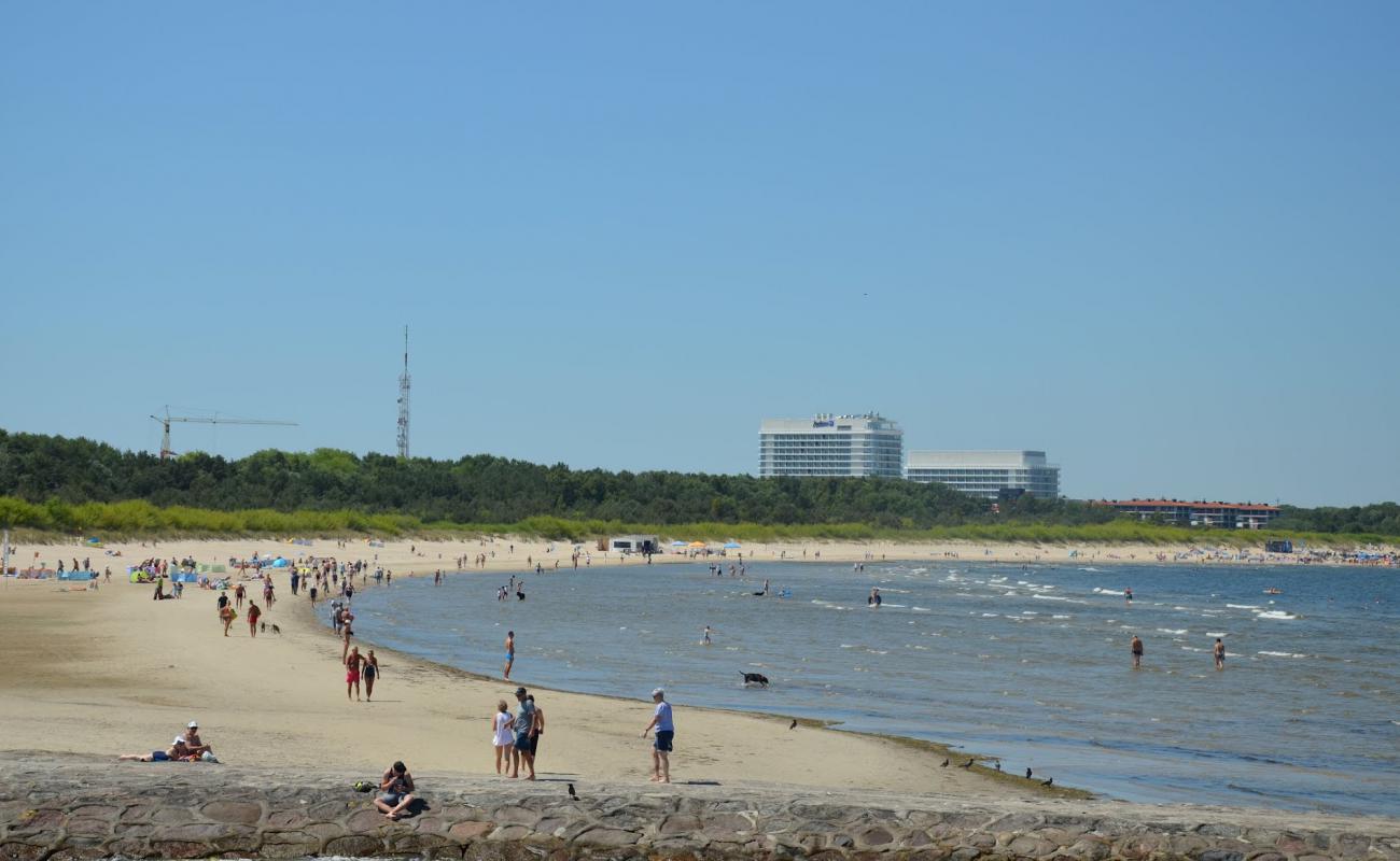 Foto de Swinoujscie Beach con arena brillante superficie