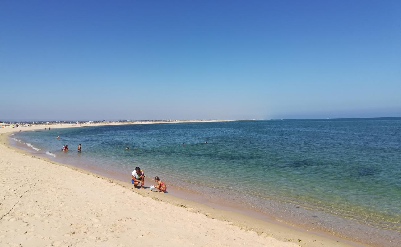 Foto de Ilha da Armona Mar con brillante arena fina superficie