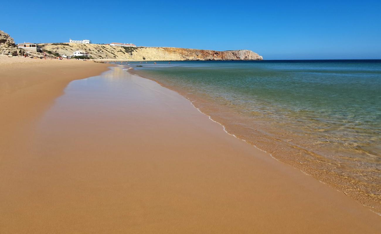 Foto de Praia da Mareta con arena brillante superficie