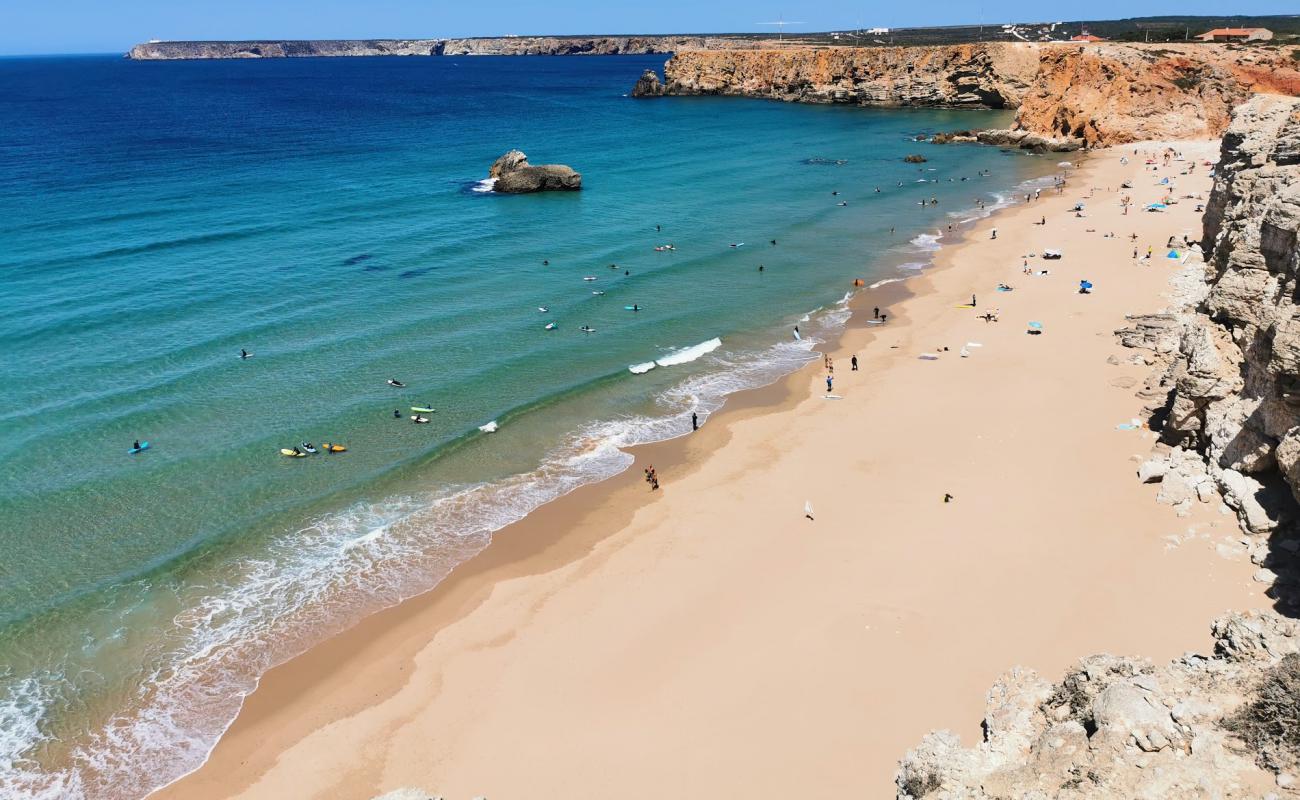 Foto de Praia do Tonel con arena oscura superficie