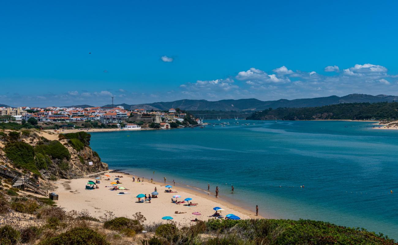 Foto de Praia do Farol con arena brillante superficie