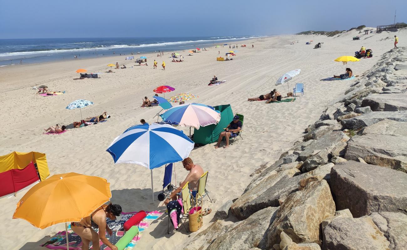 Foto de Praia da Vagueira con brillante arena fina superficie