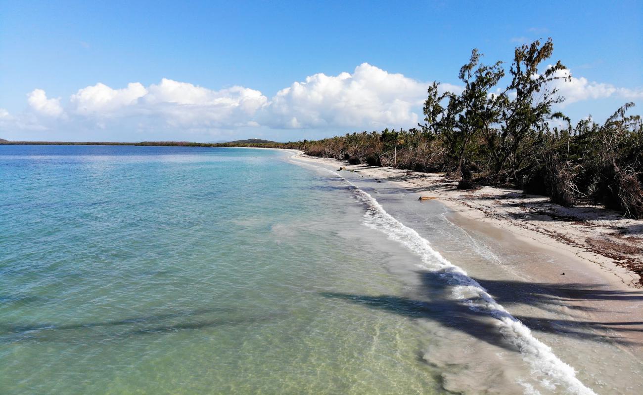 Foto de Playa Medio Mundo con arena brillante superficie