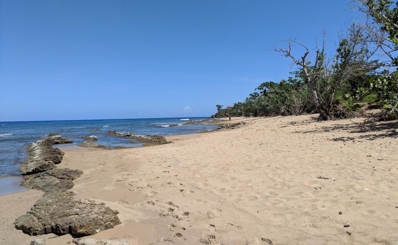 Foto de Playa Maria con brillante arena fina superficie