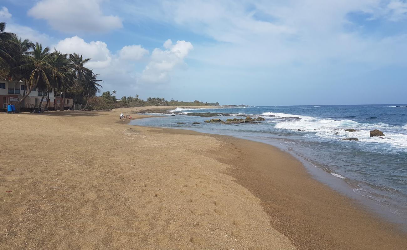 Foto de Los Pinos beach con arena brillante superficie