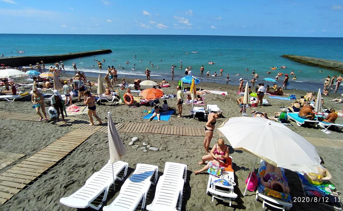 Foto de Albatros beach con guijarro gris superficie