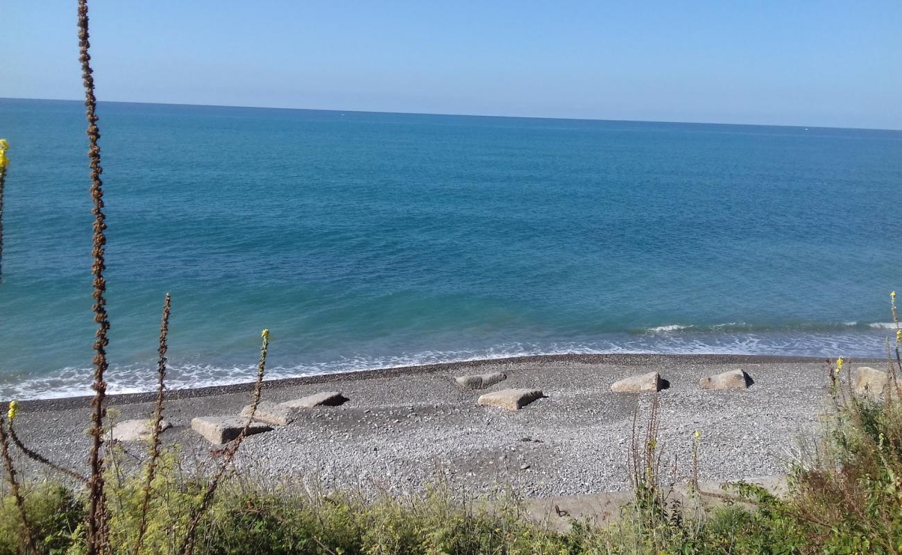 Foto de Chemitokvadzhe beach con guijarro gris superficie