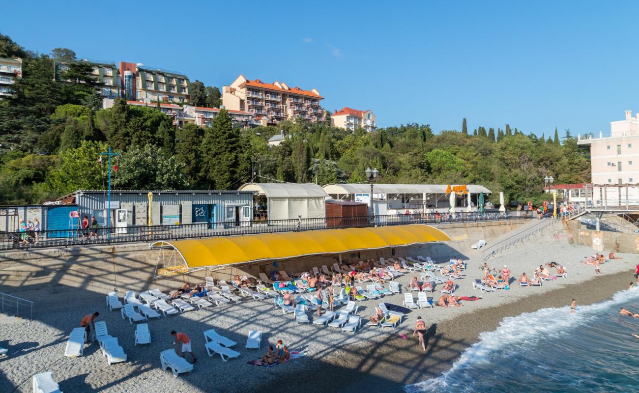 Foto de Yalta beach II con guijarro fino gris superficie