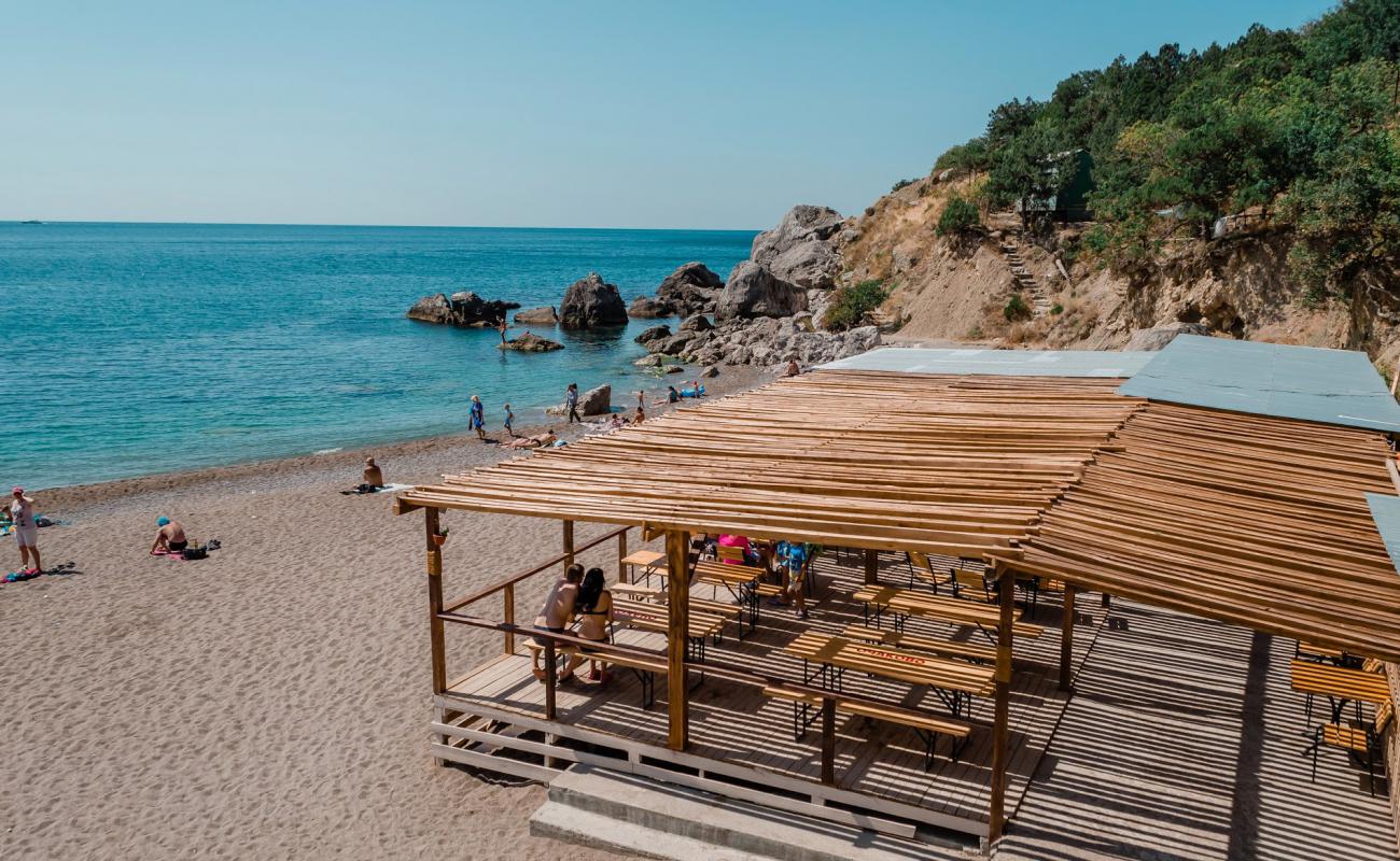 Foto de Chaika beach II con guijarro fino gris superficie