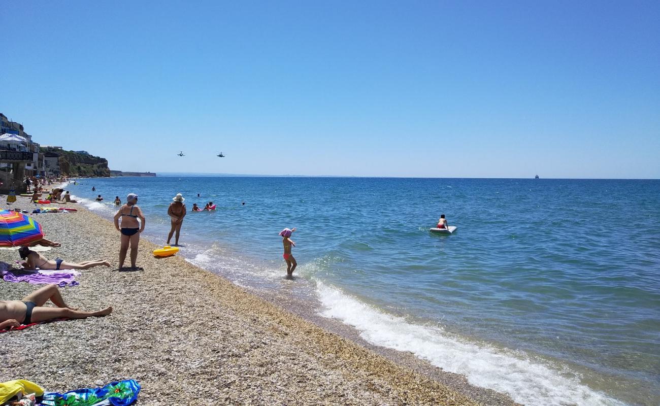 Foto de Kacha beach con arena brillante superficie