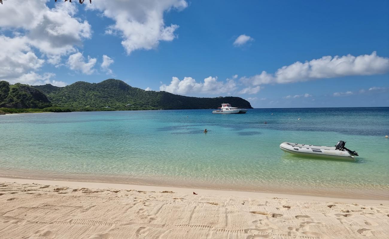 Foto de Playa de David con arena fina blanca superficie