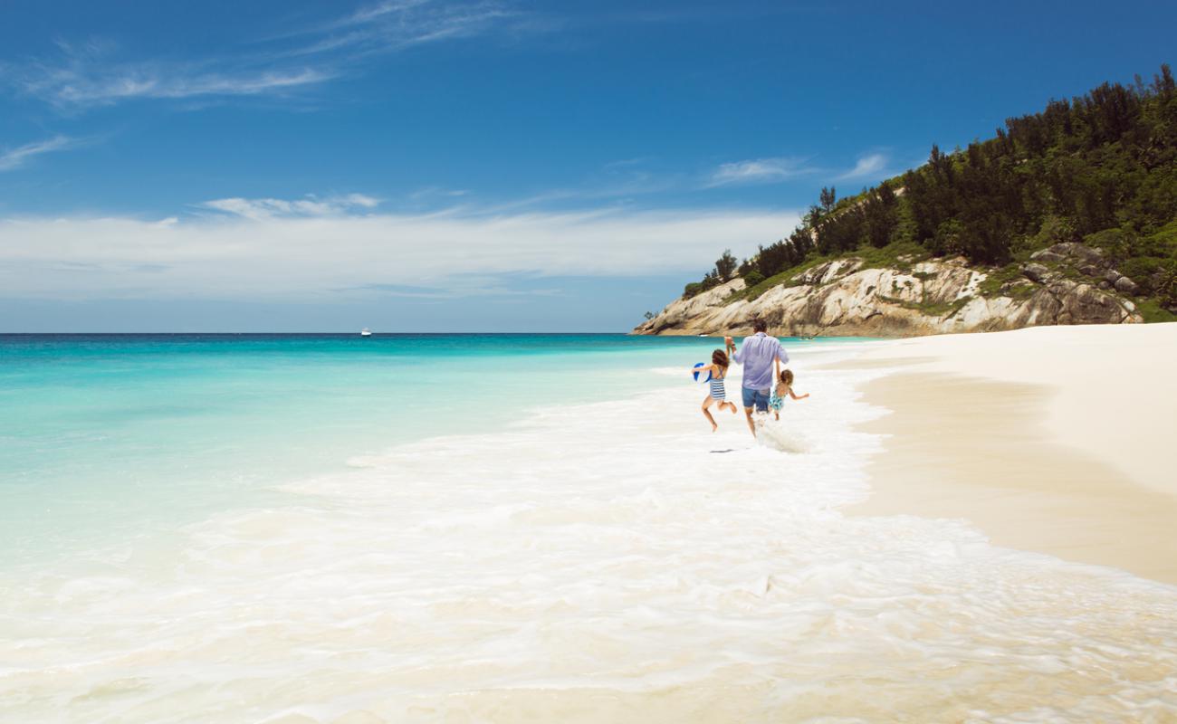 Foto de Playa de la Isla Norte con arena fina blanca superficie