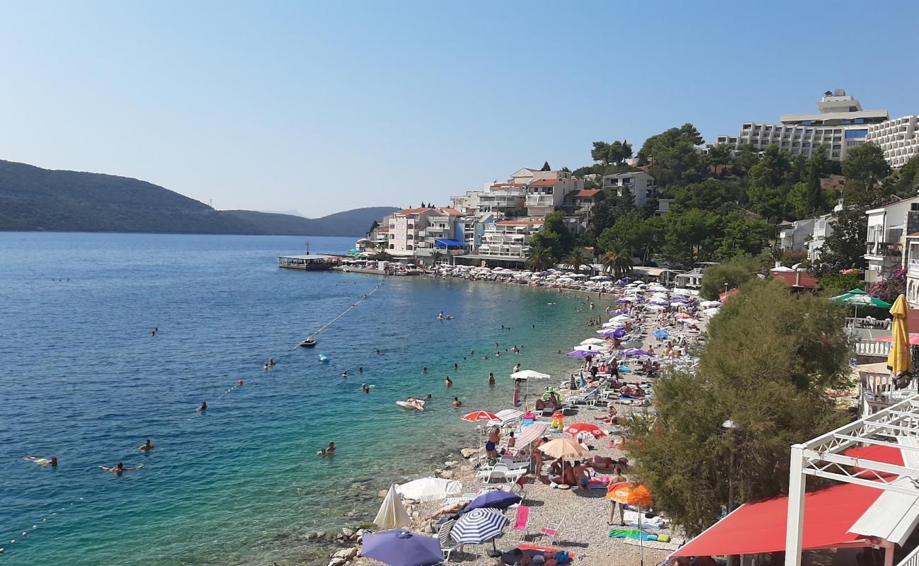 Foto de Neum beach II con guijarro ligero superficie