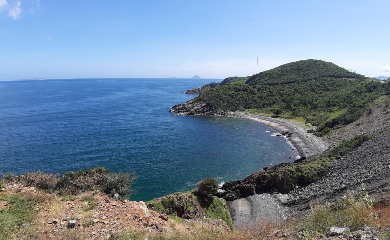 Foto de Hau Beach con guijarro gris superficie