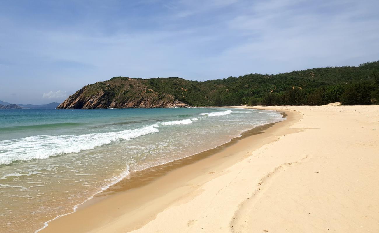 Foto de Bai Nom Beach con brillante arena fina superficie