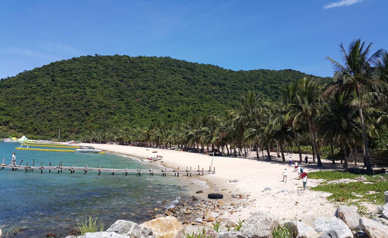 Foto de Playa Long con arena brillante superficie